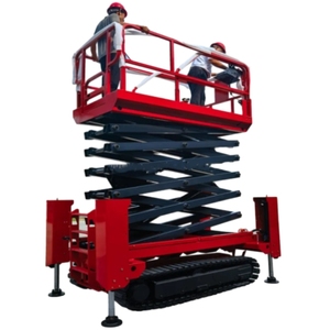 10m Chiều cao làm việc theo dõi bánh xích Scissor Lift manlifts cho công việc không khí Scissor 12M Lift trên con lăn bài hát - Product Image 2