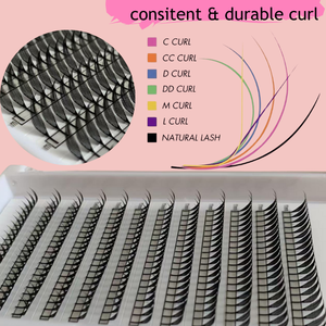 12 hàng trước khi thực hiện C D lông mi Cashmere LÔNG MI LÔNG mi bán buôn Fluffy mềm Anime tháp Spire Lash mở rộng - Product Image 4