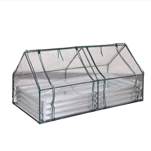 <span class=keywords><strong>Lit</strong></span> <span class=keywords><strong>de</strong></span> <span class=keywords><strong>jardin</strong></span> surélevé galvanisé avec couvercle Kit <span class=keywords><strong>de</strong></span> jardinière en métal Mini serre pour la culture <span class=keywords><strong>de</strong></span> légumes, fruits et fleurs - Product Image 2