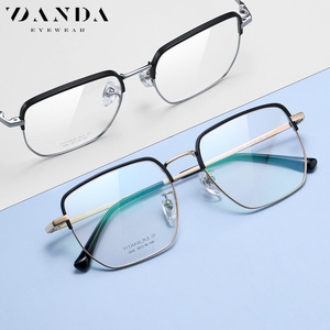 Montures de lunettes Danda YJ2030 rectangulaires à monture complète en titane léger anti-UV unisexe - Product Image 2