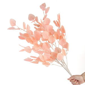 Bouquet de feuilles d'eucalyptus artificielles 30cm-100cm, fleurs en soie pour la décoration de la maison, mariage, usage intérieur et sur bureau - Product Image 3
