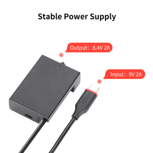 KingMa LP-E8 batterie factice USB-C à LP-E8 adaptateur de batterie externe pour <span class=keywords><strong>Canon</strong></span> 650D 600D <span class=keywords><strong>700D</strong></span> 550D - Product Image 3