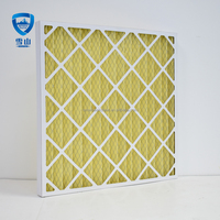 Vente directe usine : Filtres à air plissés personnalisables pour panneaux CVC, pré-filtres à air et filtres à air pour fours AC, pour usage industriel