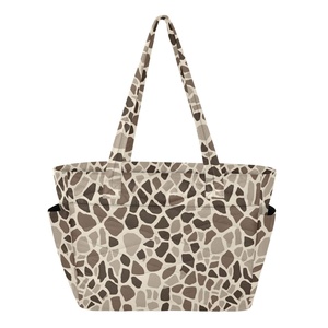 Nouveautés : Sac à bandoulière matelassé en polyester avec imprimé girafe et logo personnalisé, sac à main pour femme avec poches latérales - Product Image 2