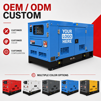 Groupe électrogène diesel 200 kVA 300 kVA 400 kVA équipé d'un régulateur de tension automatique (AVR) et d'un capot de protection contre les intempéries