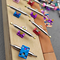 Nuevo Eje de Aleación de 32mm 34mm para Fingerboard con Tuercas de Bloqueo