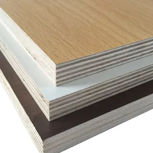 Free Samples Hardwood Melamine Plywood 3mm Melamine Plywood Melamine Plywood For Furnitures And Cabinets