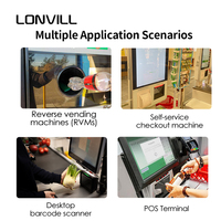 LONVILL USB RS232 Module de lecture et de lecture de codes à barres CMOS intégrés pour terminaux libre-service