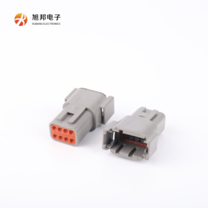 Connecteur automobile en plastique moulé par injection étanche série DTM Deutsch 04-8P <span class=keywords><strong>PA66GF30</strong></span>/Laiton -25~+105 - Product Image 3