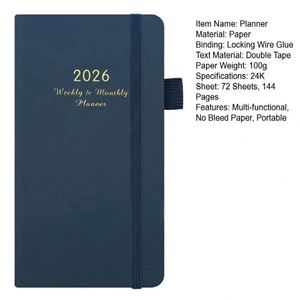 Office Business Meeting Notebooks <b>A5</b> PU Leather Custom Logo Student Account Books - Product Image 5