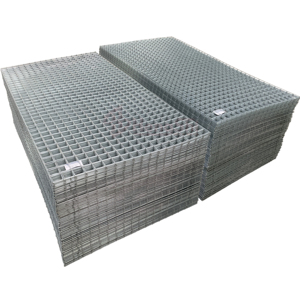 Fabbrica Affidabile Fornitrice di Pannelli in Rete Metallica Saldata Zincata a Caldo e Rivestita in PVC <span class=keywords><strong>1x1</strong></span> 1x2 2x2, Tappetini in Acciaio - Product Image 1
