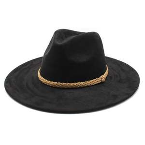 Nouvelle Arrivée 2025 – Chapeau Fedora en Polyester/Coton à Large Bord Style Jazz Panama Vintage – Casquette Unisexe Tendance pour Homme et Femme, Idéale pour Fêtes en Extérieur - Product Image 3