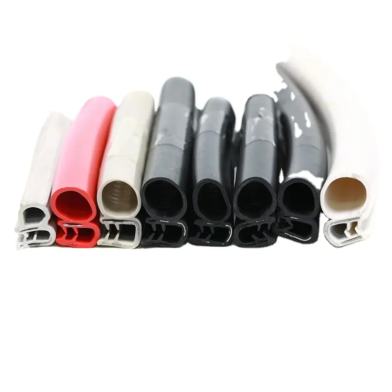 Rubber Strip Sealing Strip Extruded Profile Rubber For Aluminum Window Boat Marine Rubber Fender Bumper Customized PVC EPDM Silicone -40~120