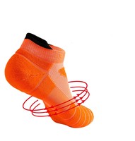 Chaussettes de Sport Athlétiques Socquettes pour Homme en Bambou, Coton Biologique, Lot de 6, Logo Personnalisé, Blanches, pour Tennis, Badminton et Course, Confortables
