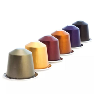 Cápsulas de Café de Aluminio Coloridas Compatibles <span class=keywords><strong>con</strong></span> <span class=keywords><strong>Nespresso</strong></span> de Alta Calidad para <span class=keywords><strong>Leche</strong></span>/Té/Café - Product Image 1