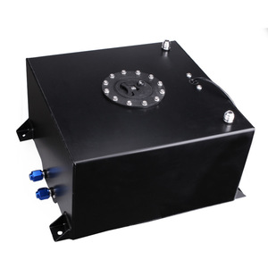 Tanque de Combustible de Aluminio de 40L, Plateado y Negro, con Sensor, para Modificación y Mejora de Automóviles - Product Image 3