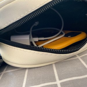 กระเป๋าสะพายผ้าใบขนาดเล็กสำหรับทุกเพศ, กระเป๋าสะพายข้างผ้าฝ้ายแฟชั่นเกาหลีขนาดเล็ก - Product Image 4