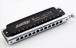Ventes directes d'usine Est haut Noir de haute qualité <span class=keywords><strong>12</strong></span> <span class=keywords><strong>trous</strong></span> 48 notes performance <span class=keywords><strong>Harmonica</strong></span> <span class=keywords><strong>chromatique</strong></span> - Product Image 4