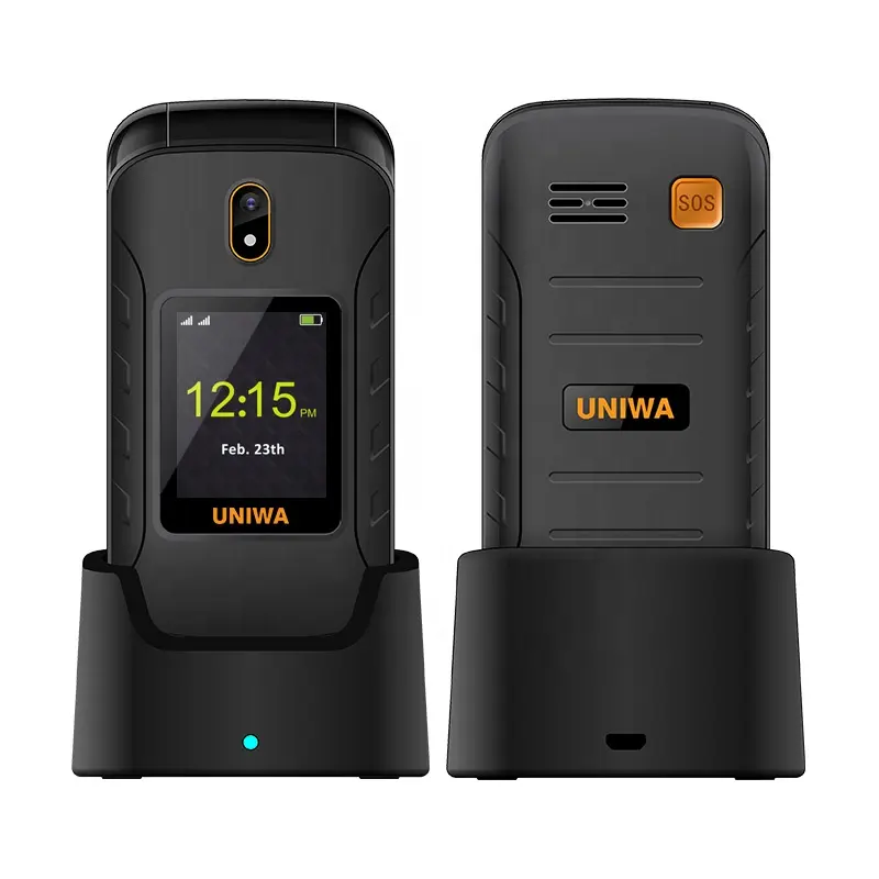 UNIWA V909L Grande Schermo della Tastiera Del Telefono Mobile di Vibrazione Astuto di Android 4G Funzione Del Telefono Anziano