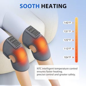 Triple Use Rechargeable Knee <b>Massager</b> with <b>Vibration</b> Hot Compress Treats Dampness Coldness Soreness in Shoulder Knee Elbow - Product Image 4