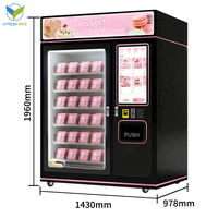 VFresh Distributeur automatique de gâteaux réfrigérés Distributeur de cupcakes alimentaires à vendre Distributeur automatique de gâteaux avec ascenseur