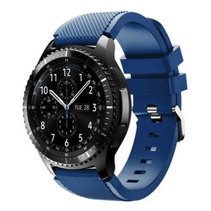 Correa de silicona para <span class=keywords><strong>Samsung</strong></span> Galaxy <span class=keywords><strong>Watch</strong></span> 3/46mm/42mm/Active 2/Gear S3 Frontier/S2/Sport 20mm 22mm banda compatible inteligente - Product Image 2