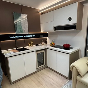 Maison Capsule Modulaire Préfabriquée en Acier, <span class=keywords><strong>Résidence</strong></span> Ronde à Énergie Solaire pour Projets Hôteliers Extérieurs - Product Image 5