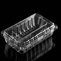 Boîtes d'emballage transparentes en plastique pour fruits frais (myrtilles, cerises, fraises) – 125g et 500g