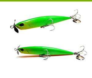 Leurre de pêche rigide coulant avec yeux 3D, hameçon triple de qualité japonaise, nouveau, 110mm, 27g - Product Image 6