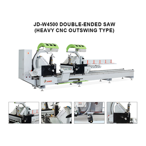 JUNDE High Productivity 0-5m/min Cutting Speed PLC Control ±0.1mm Accuracy Aluminum Profile CNC 45 90 Degree Cutting Machines - Product Image 3