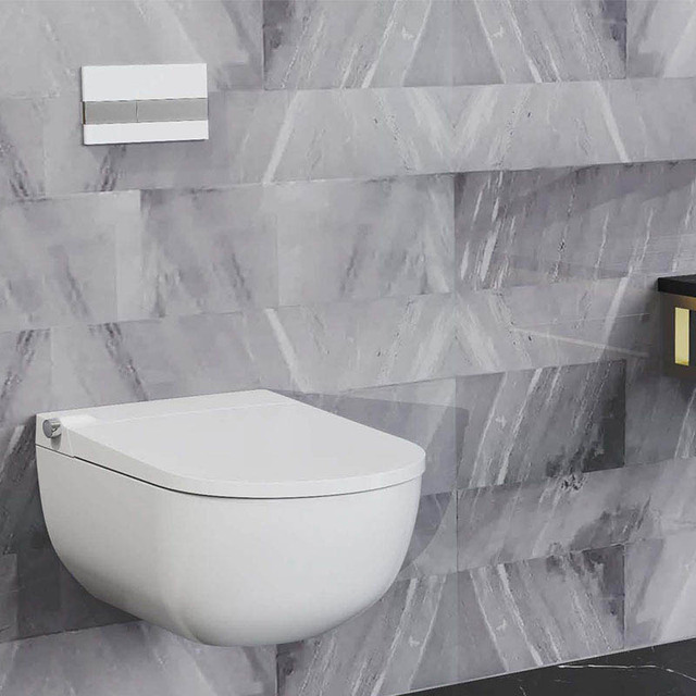 Intelligent Bidet Hanging Automatic Sensor Flushing Smart Toilet One Piece Wall Hung Toilet