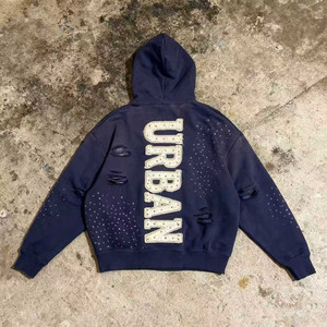 <span class=keywords><strong>Felpe</strong></span> con Cappuccio e Maglie Personalizzabili con Logo per <span class=keywords><strong>Uomo</strong></span>, Design Tecnico Invernale, Stile Hoodie con Effetto Vissuto - Product Image 3