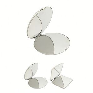 Small Round Metal Pocket <b>Mirror</b> Custom Logo Stainless Steel Frame Hand Held <b>Mirror</b> for Girl - Product Image 2