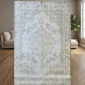 Tapis persan noué à la main, unique en son genre, 9'6 x 6'9 R17728 - Product Image 2