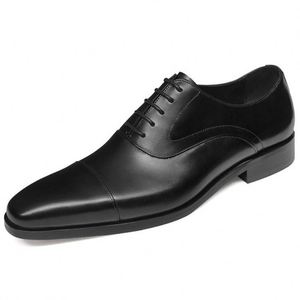 Chaussures Oxford pour hommes de haute qualité, fabriquées en cuir de qualité supérieure et artisanales, grandes tailles, chaussures de mariage pour hommes - Product Image 1