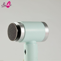 Nouvelle Lime à Pieds Électrique Rechargeable pour Pédicure, Éliminateur de Callosités Portable, Lime à Pieds avec 60 Lames de Papier de Verre, Râpe à Pieds en Plastique Tendance