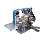 Machine à poncer à bande électrique avec têtes de ponçage pour plaques métalliques et couteaux