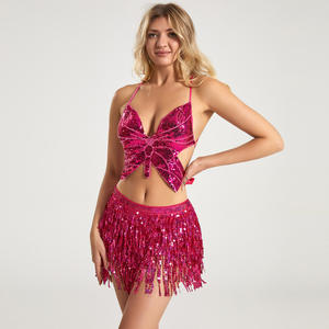 Vêtements <span class=keywords><strong>de</strong></span> performance sexy Offre Spéciale pour les filles Robes <span class=keywords><strong>de</strong></span> danse transfrontalières avec glands Tenues <span class=keywords><strong>de</strong></span> strip-teaseuse - Product Image 6