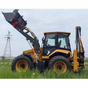 Huansheng Hs388 China Goedkope <span class=keywords><strong>Backhoe</strong></span> Loader Prijs Mijnbouw Geval 4*4 Wiellader Graafmachine Te Koop - Product Image 2