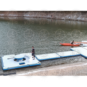 Plateforme flottante gonflable <span class=keywords><strong>pour</strong></span> yacht, quai flottant en PVC, <span class=keywords><strong>bain</strong></span> <span class=keywords><strong>de</strong></span> <span class=keywords><strong>soleil</strong></span> <span class=keywords><strong>pour</strong></span> <span class=keywords><strong>bateau</strong></span>, plateforme flottante gonflable <span class=keywords><strong>pour</strong></span> l'océan - Product Image 6