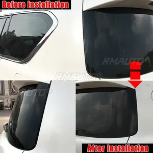 สปอยเลอร์ข้างกระจกหลังสำหรับ Nissan Patrol Y62 2010-2021 ABS สีดำเงา ฝาปิดท้ายรถ คานาร์ด สปลิตเตอร์ สปอยเลอร์ข้าง - Product Image 5