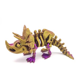 Juguetes novedosos y originales en varios colores, juguetes de dinosaurios impresos en 3D con articulaciones móviles, modelos coleccionables para niños, aptos para - Product Image 5