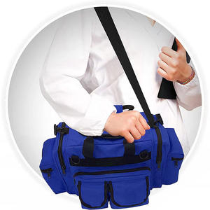 Almacenamiento personalizado portátil profesional EMT bolsa de trauma de emergencia botiquín de primeros auxilios para trauma médico para la escuela de la oficina en casa - Product Image 6