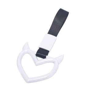 Anillo de remolque para parachoques de coche con diseño de corazón de demonio, con luz nocturna, material ABS, para actualización y mejora. - Product Image 5