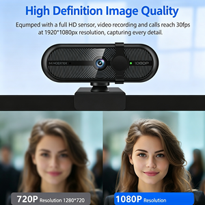 Mini Cámara Web USB HD 1080p a Todo Color con Micrófono Incluido, Cámara Web para Computadora Portátil/de Escritorio para Videoconferencias en Vivo - Product Image 4