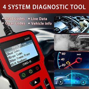 Escáner OBD2 profesional V300, lector de código avanzado y herramienta de escaneo para automóviles, control de datos en vivo, luz de motor y códigos de diagnóstico - Product Image 4