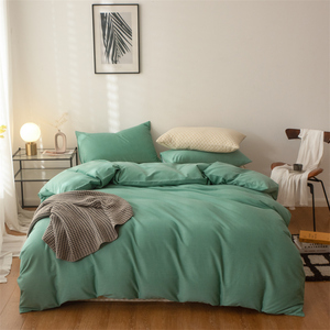 Thiết Kế Mới 100% <span class=keywords><strong>Cotton</strong></span> In Gạc Duvet Cover <span class=keywords><strong>Set</strong></span> 200TC Phong Cách Mỹ 4 Mảnh Vua Kích Thước Bộ Đồ Giường Thiết Lập Chống Bụi Mite Điều Trị - Product Image 3