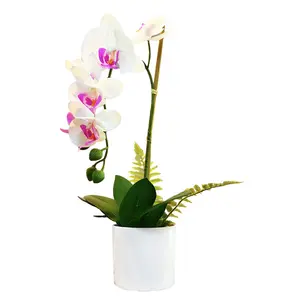 artificial butterfly orchid flowers wholesale customized decorative artificial bonsai flowers artificial indoor artificial plant