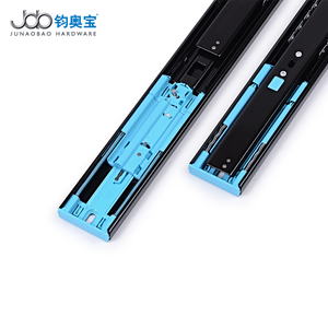 Glissière de tiroir JOB à ouverture par pression et fermeture amortie, montage latéral, extension complète, à roulement à billes, pour armoire et commode de <span class=keywords><strong>cuisine</strong></span> - Product Image 6