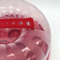 Boîte à gâteau en plastique transparent professionnelle de 10 pouces avec poignée nouvelle usine de technologie directement pour le stockage et le conteneur de nourriture de fête